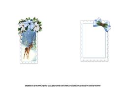 The Christmas Deer Pyramid Insert