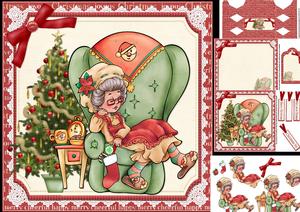 8x8 Waiting for Santa Mini Kit