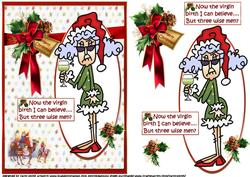 Stella About the Virgin Birth Quick Card