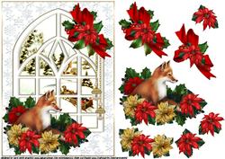 The Christmas Fox Through the Window Scene 1