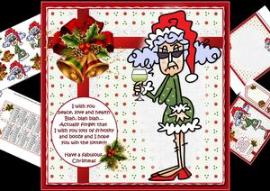 8x8 Stella Wishes You Peace for Christmas Mini Kit