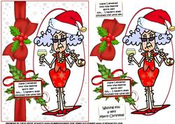Stella Getting Into the Christmas Spirit Quick Card