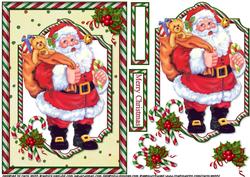 Joyful Santa Quick Card