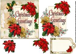 Shabby Chic Christmas Quick Card