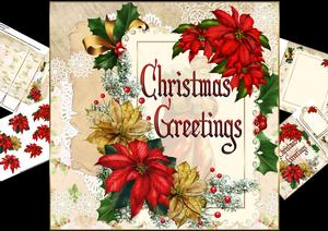 8x8 Shabby Chic Christmas Mini Kit
