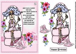 Stella is Going Commando Quick Card
