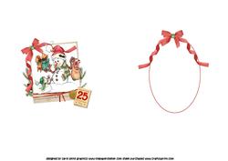 The Most Adorable Snowman Quick Card Insert