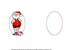 Santa Loves Football Insert