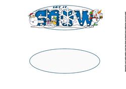 Let It Snow Large Dl Insert