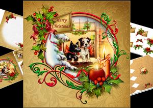 8x8 Scottie Dog Christmas Mini Kit