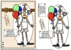 Gus and His Bucket List Quick Card