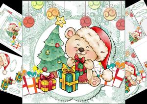 8x8 I Wonder What's in Here Baby's Christmas Mini Kit