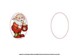 Santa Loves Hot Chocolate Insert