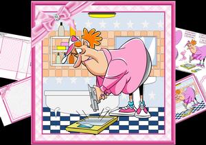 8x8 Kathy and Her Talking Scale Choice of Captions Mini Kit