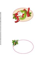 Santa Joy Insert