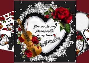 8x8 Valentine Song in My Heart Mini Kit