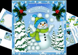 8x8 Snowman Fun Mini Kit