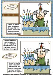 Gus Knows He's Getting Older Quick Card