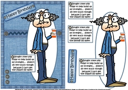 Gus and His Multi-vits Quick Card