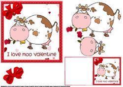 I Love Moo Valentine