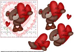 Love Heart Bear Be Mine