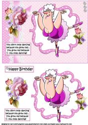 Annie Don't Stop Dancing Quick Card