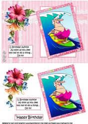 Mildred Has Birthday Advice Quick Card