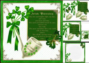 8x8 Irish Blessing 2 Mini Kit
