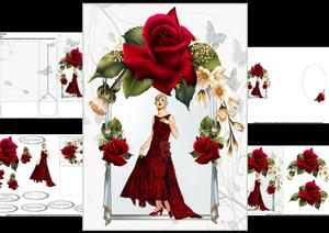 Gatsby Glamour with Roses Mini Kit 2