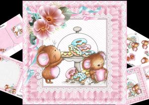 8x8 Donuts and Sprinkles Mini Kit