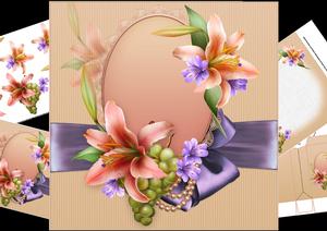 8x8 Downton Lilies No Verse Mini Kit