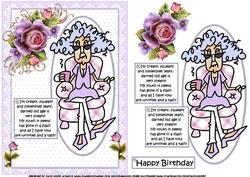 Stella is Creaky Quick Card