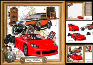8x8 Vintage Meets Modern for the Men Mini Kit
