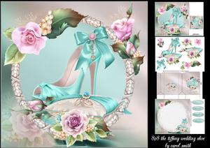 8x8 the Tiffany Wedding Shoe Mini Kit