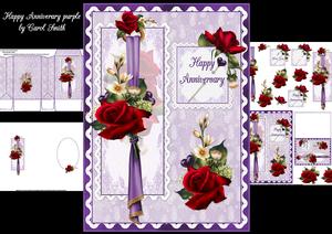 Happy Anniversary Red Velvet Roses 2