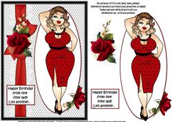From One Foxy Lady to Another Quick Card