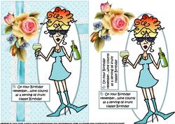 Rita Gets Her Daily Fruit Quick Card