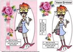 Rita Happy Birthday Friend Quick Card