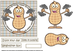 Weightlifter nut birthday