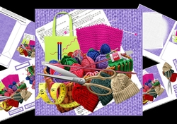 7x7 knitting queen mini kit