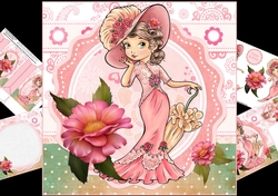 8x8 beautiful young lady mini kit