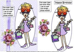Rita walks into things quick card