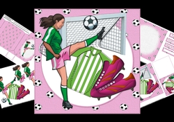 7x7 football/soccer queen mini kit