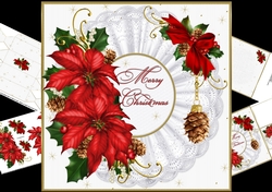 8x8 Christmas poinsettia mini kit 2