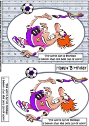Stan loves Football quick card