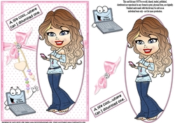 Teen diva a life cool quick card