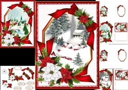 Traditional Christmas choice of scenes mini kit