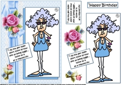 Stella has a relaxed fit quick card
