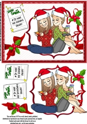 Texting Santa quick card