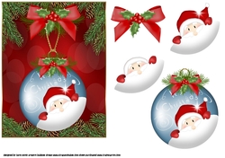 Santa Christmas Bauble